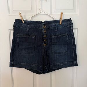 Anthropolgie High Rise Denim Shorts
